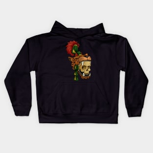 Jaguar knight skull Kids Hoodie